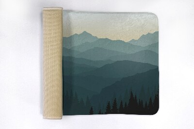 Bathmat Mountains and forest