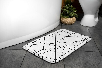 Bathmat Geometric lines
