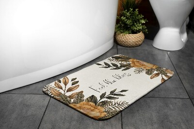 Bathmat Floral composition