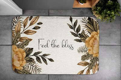 Bathmat Floral composition