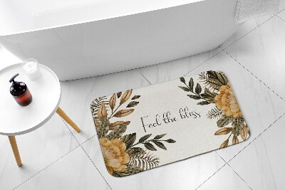 Bathmat Floral composition