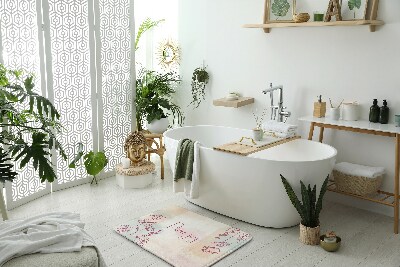 Bathmat Floral composition