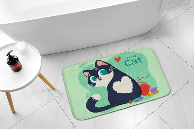 Bathmat Kitty animals