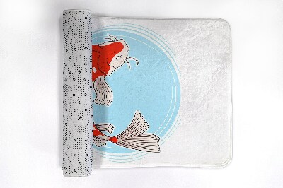 Bath mat Carp koi