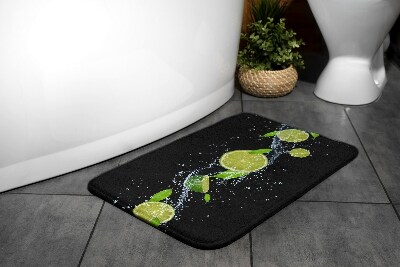 Bathroom carpet Lime citruses