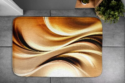 Bathroom mat Golden abstraction