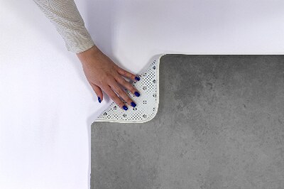 Bathroom mat Gray concrete
