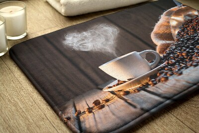 Bath rug Coffee heart
