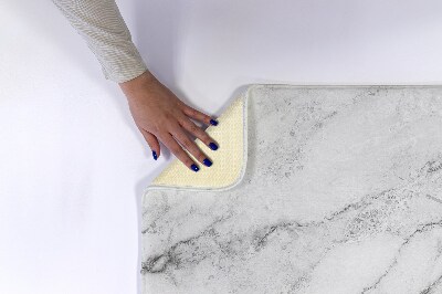 Bathmat White marble