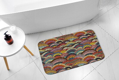 Bath mat Colorful abstraction