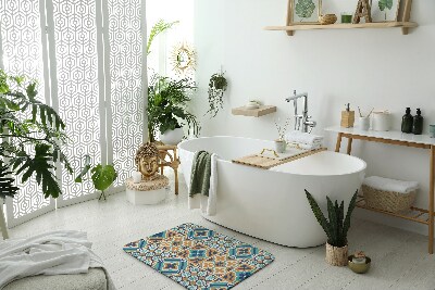Bathroom rug Geometric patterns