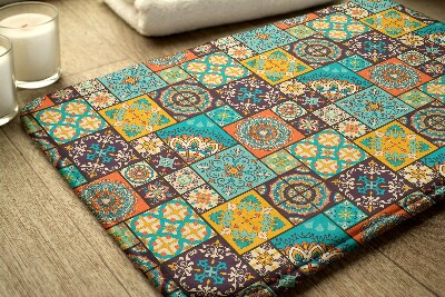 Bathmat Colorful geometric patterns