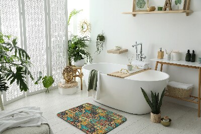 Bathmat Colorful geometric patterns