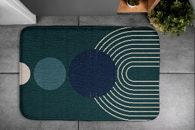 Bath mat Geometric pattern