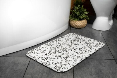 Bathroom carpet Cats pattern