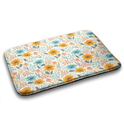 Bath mat Floral pattern