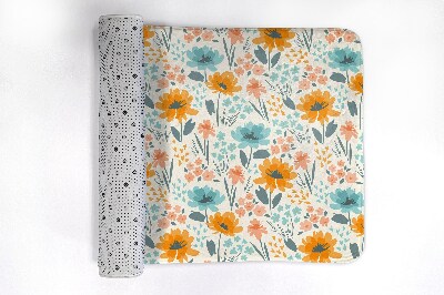 Bath mat Floral pattern