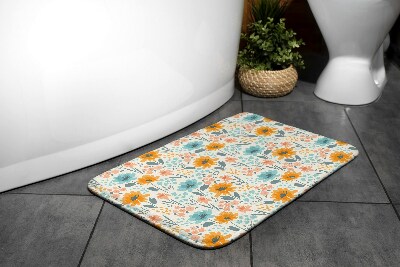 Bath mat Floral pattern