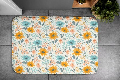 Bath mat Floral pattern