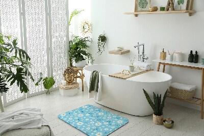 Bathmat Floral pattern