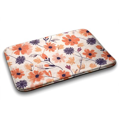 Bath mat Floral pattern