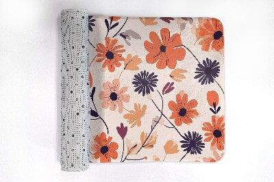 Bath mat Floral pattern