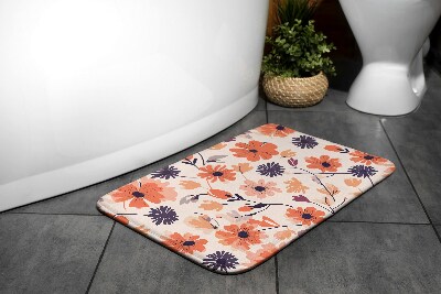 Bath mat Floral pattern