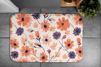 Bath mat Floral pattern