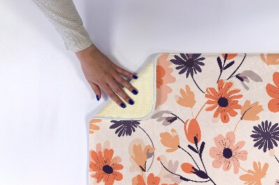 Bath mat Floral pattern