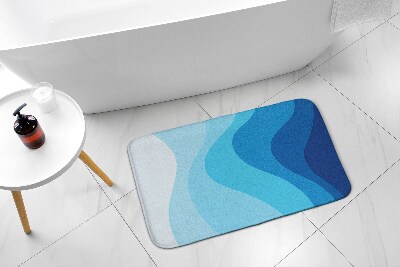 Bathroom rug Water abstraction