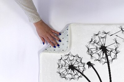 Bathroom carpet Dandelion flowers