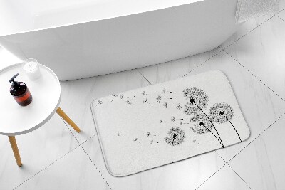 Bathmat Dandelions flowers