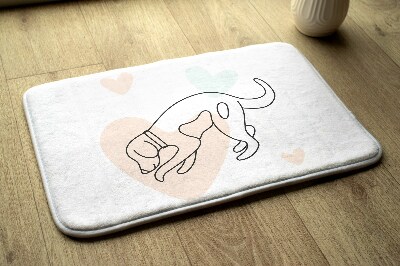 Bathmat Dog animals