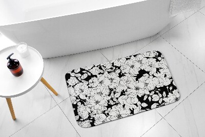 Bathroom mat Flowers roses