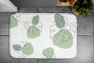 Bathmat Monster leaves