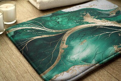 Bathmat Green marble