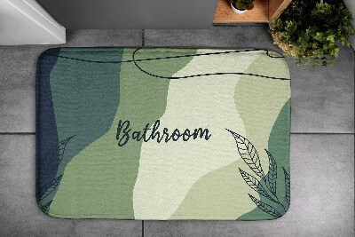 Bathmat Pastel greens