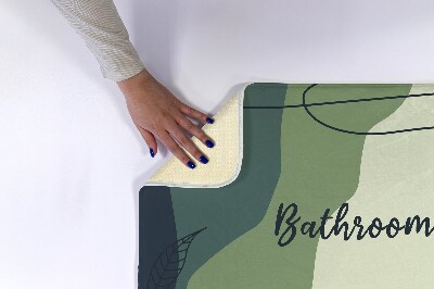 Bathmat Pastel greens