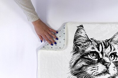 Bathmat Cat animals