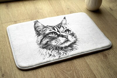 Bathmat Cat animals