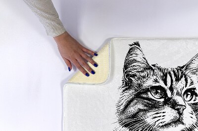 Bathmat Cat animals