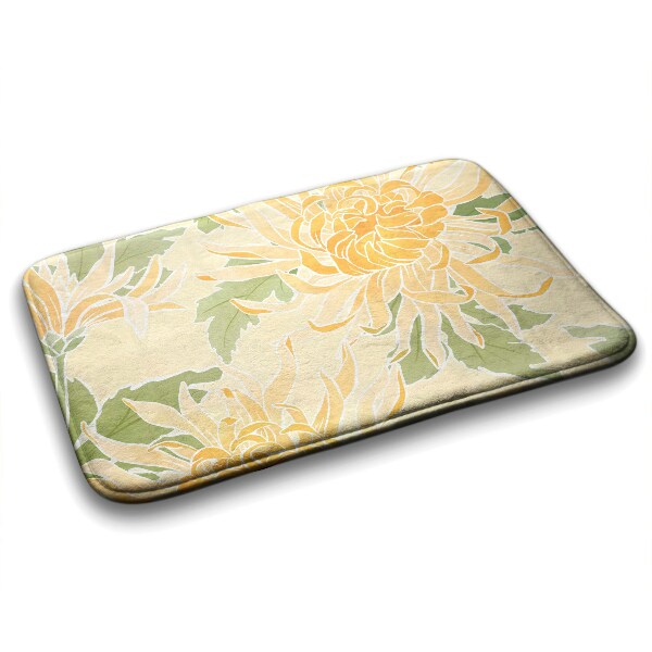 Bathmat Chrysanthemum flowers