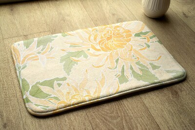 Bathmat Chrysanthemum flowers