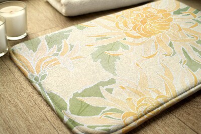 Bathmat Chrysanthemum flowers