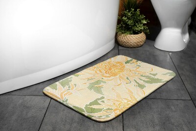 Bathmat Chrysanthemum flowers