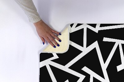 Bath mat Geometric lines