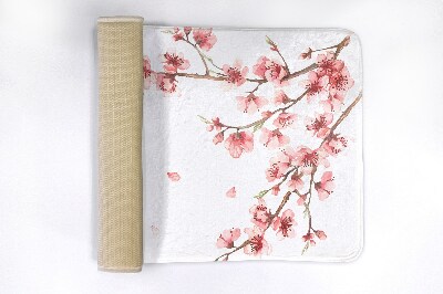 Bathmat Japanese flowers