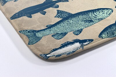 Bathmat Fish pattern