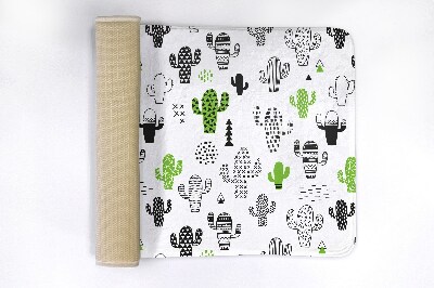 Bathmat Pattern cacti