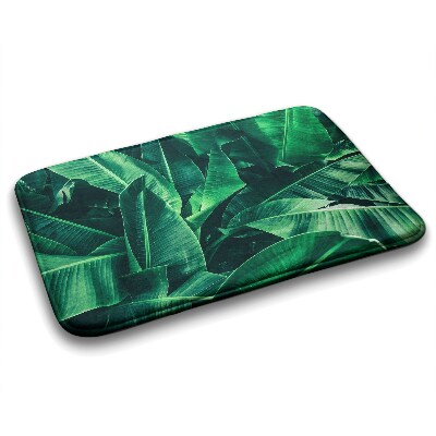 Non slip shower mat Plants leaves